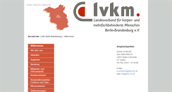 Desktop Screenshot of lvkm-bb.de